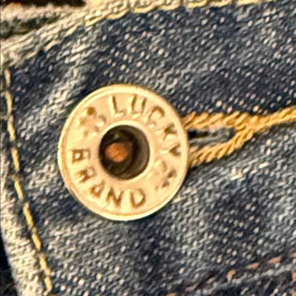 Lucky Brand Straight Leg 165 Relaxed Fit Jeans Medium Blue Fade 5-Pocket 38x31 - Picture 4 of 13